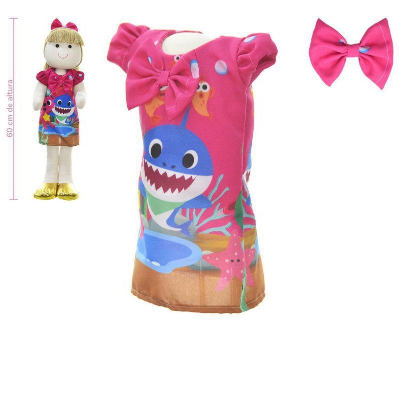 roupa baby shark menina