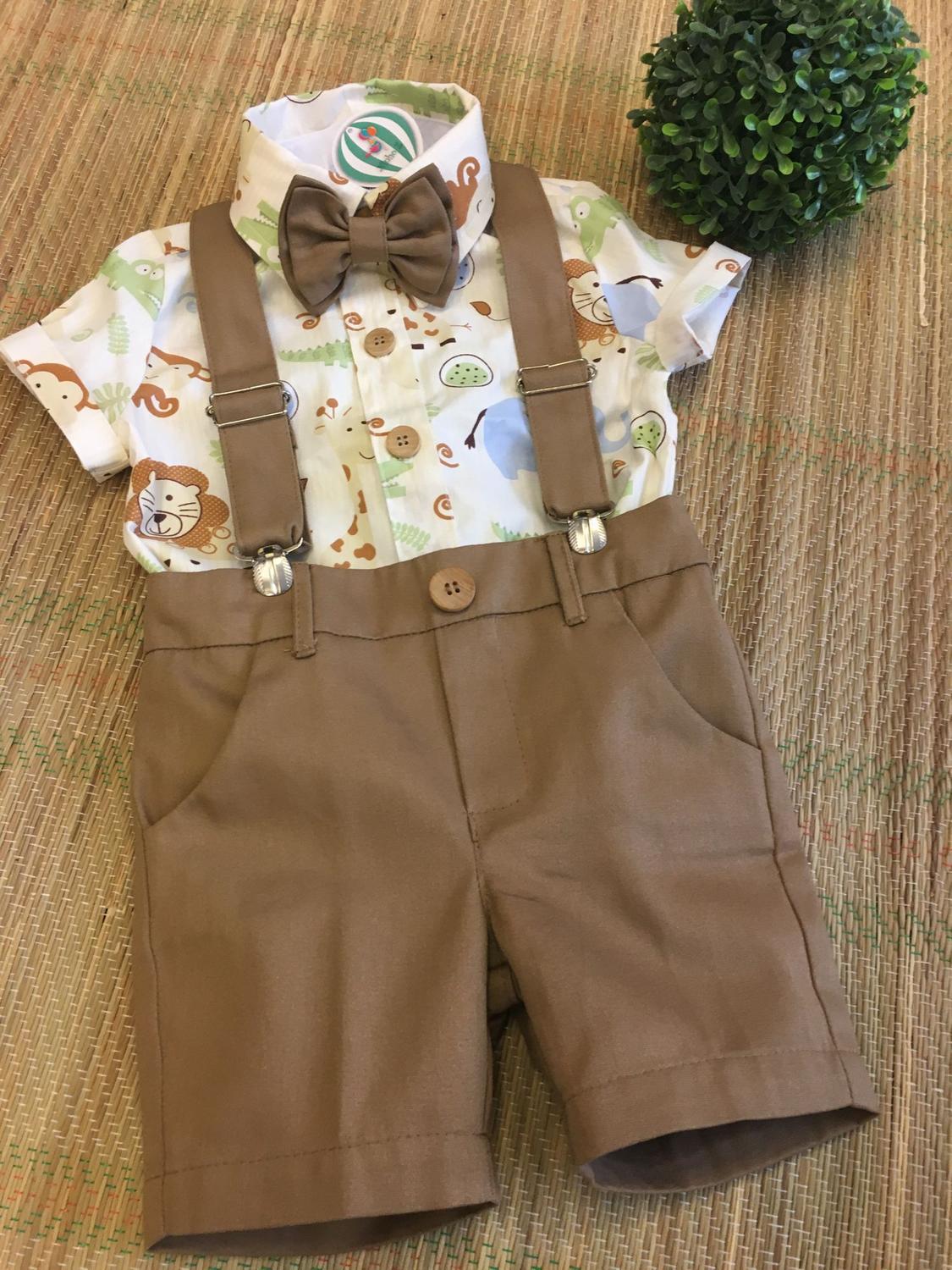 roupa safari mae e filho