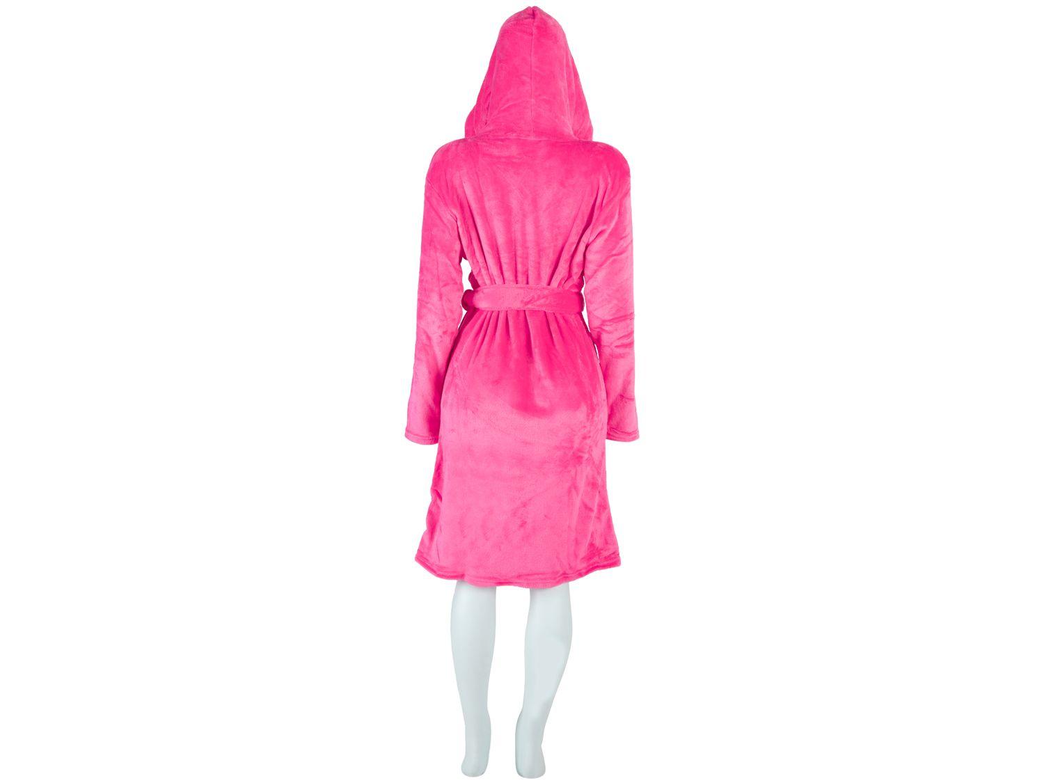 Roupão de Inverno de Microfibra Atlântica Pompom Pink com Capuz