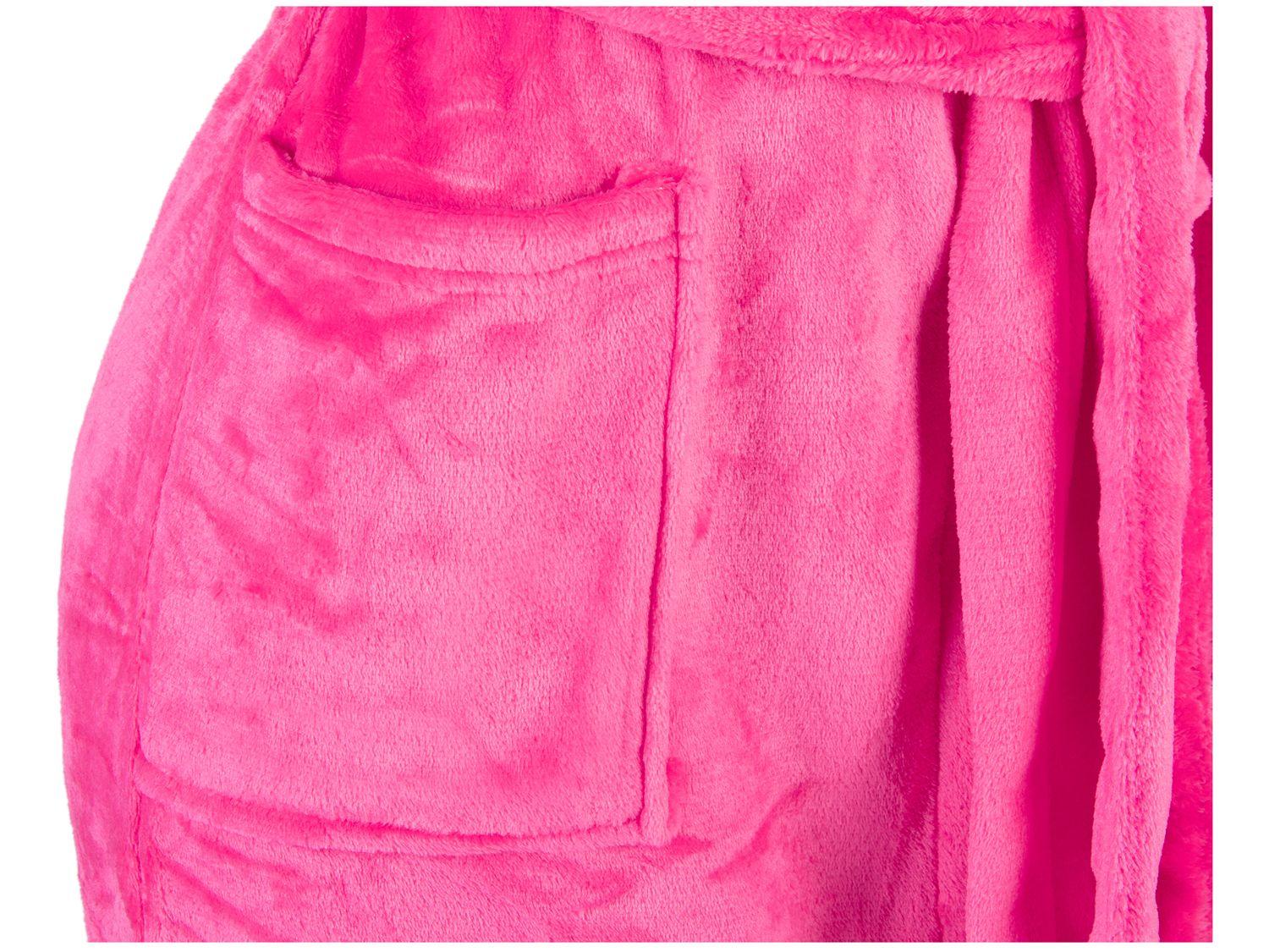 Roupão de Inverno de Microfibra Atlântica Pompom Pink com Capuz