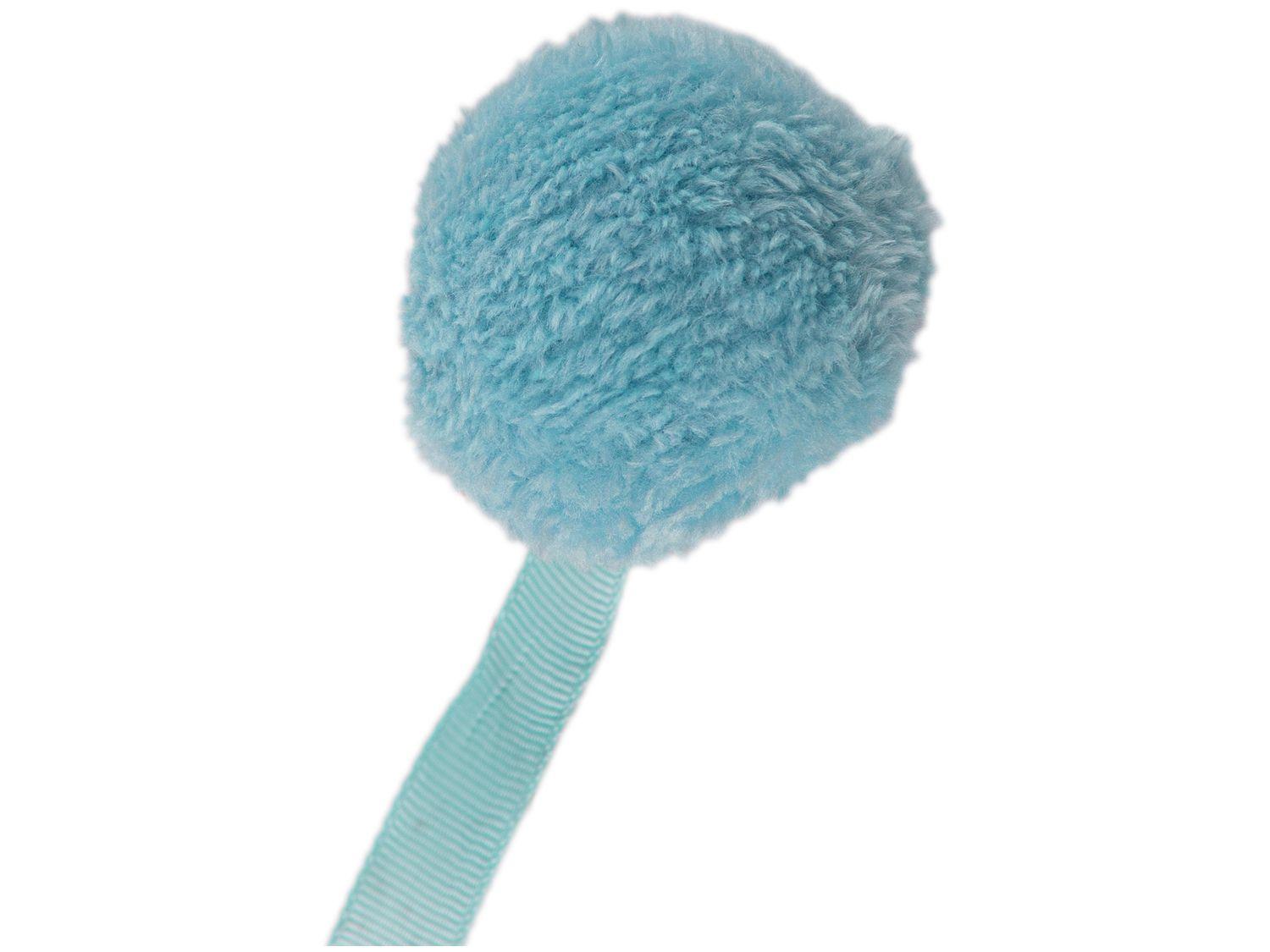 Roupão de Inverno de Microfibra Atlântica Pompom Verde com Capuz