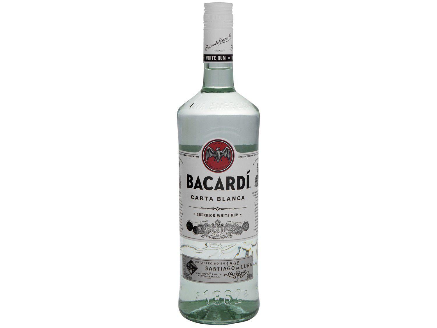 Rum Bacardi Carta Blanca 980ml