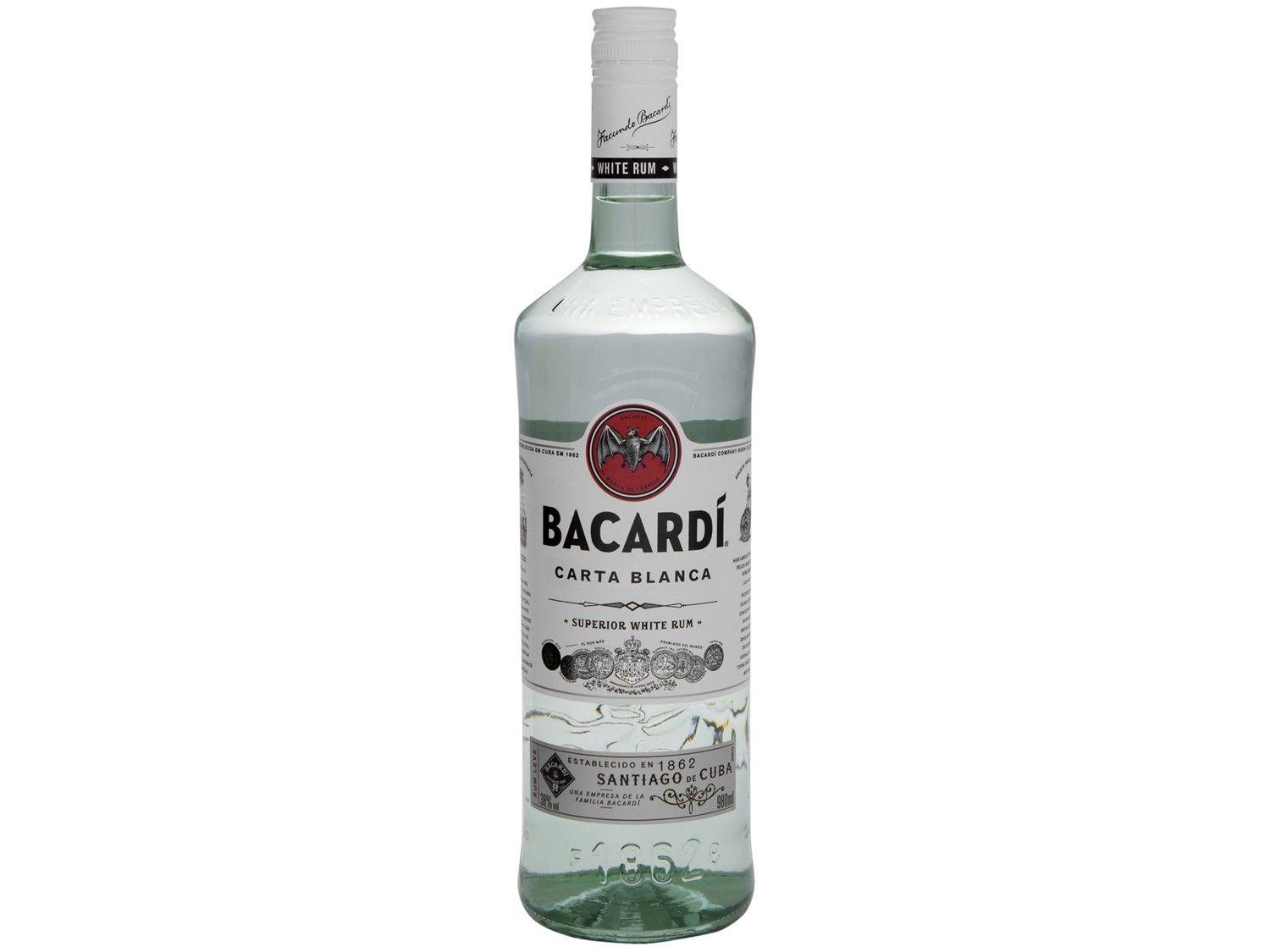 Rum Bacardi Carta Blanca 980ml