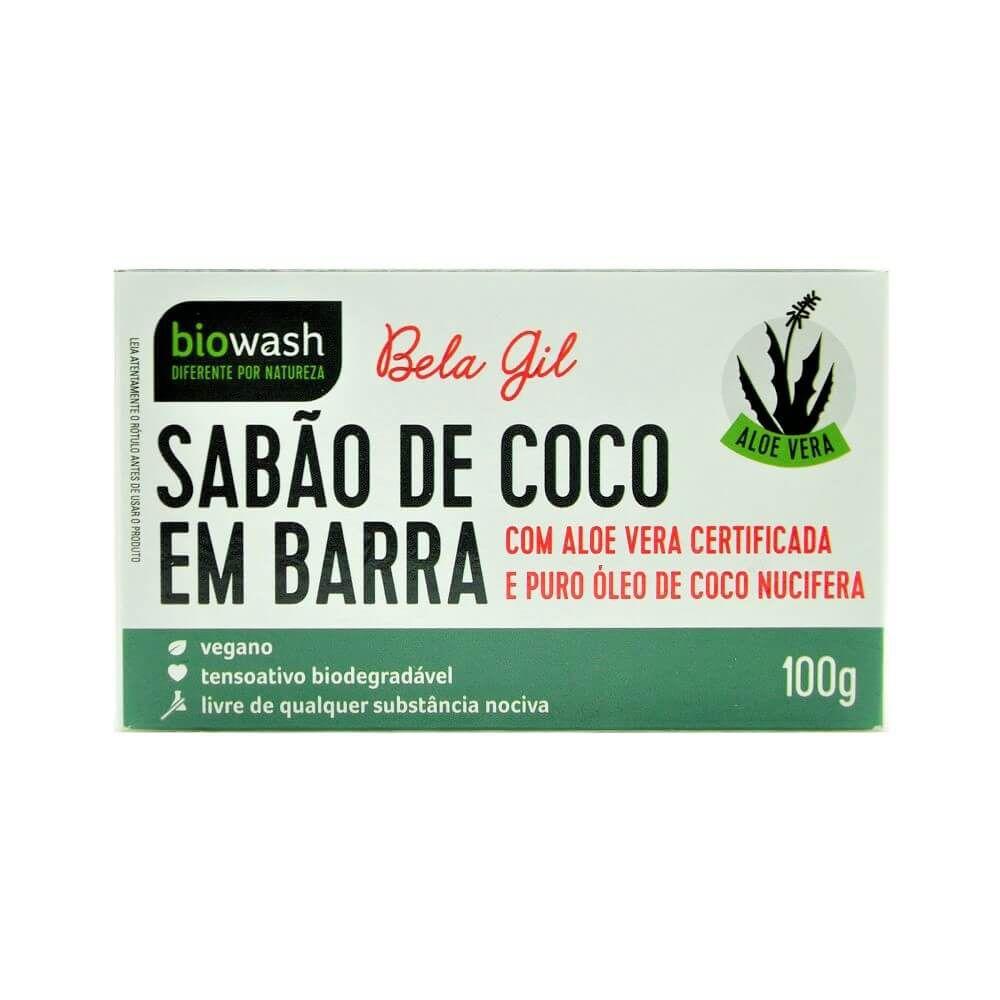 Sabao De Coco Natural Em Barra Bela Gil 100g Biowash Sabao Em Barra Pedra Magazine Luiza