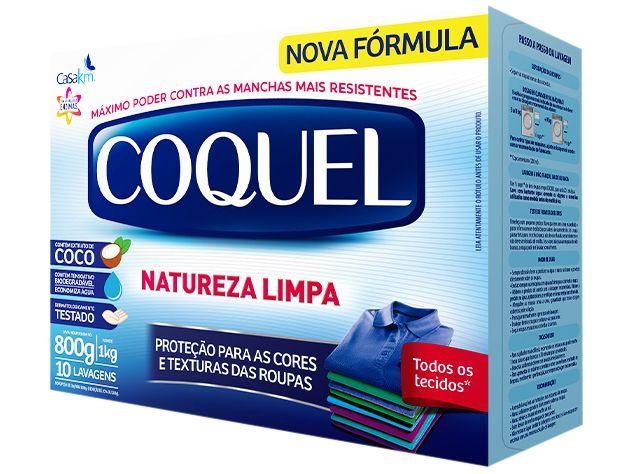 Sabão em Pó Casakm Coquel Natureza Limpa Coco 800g