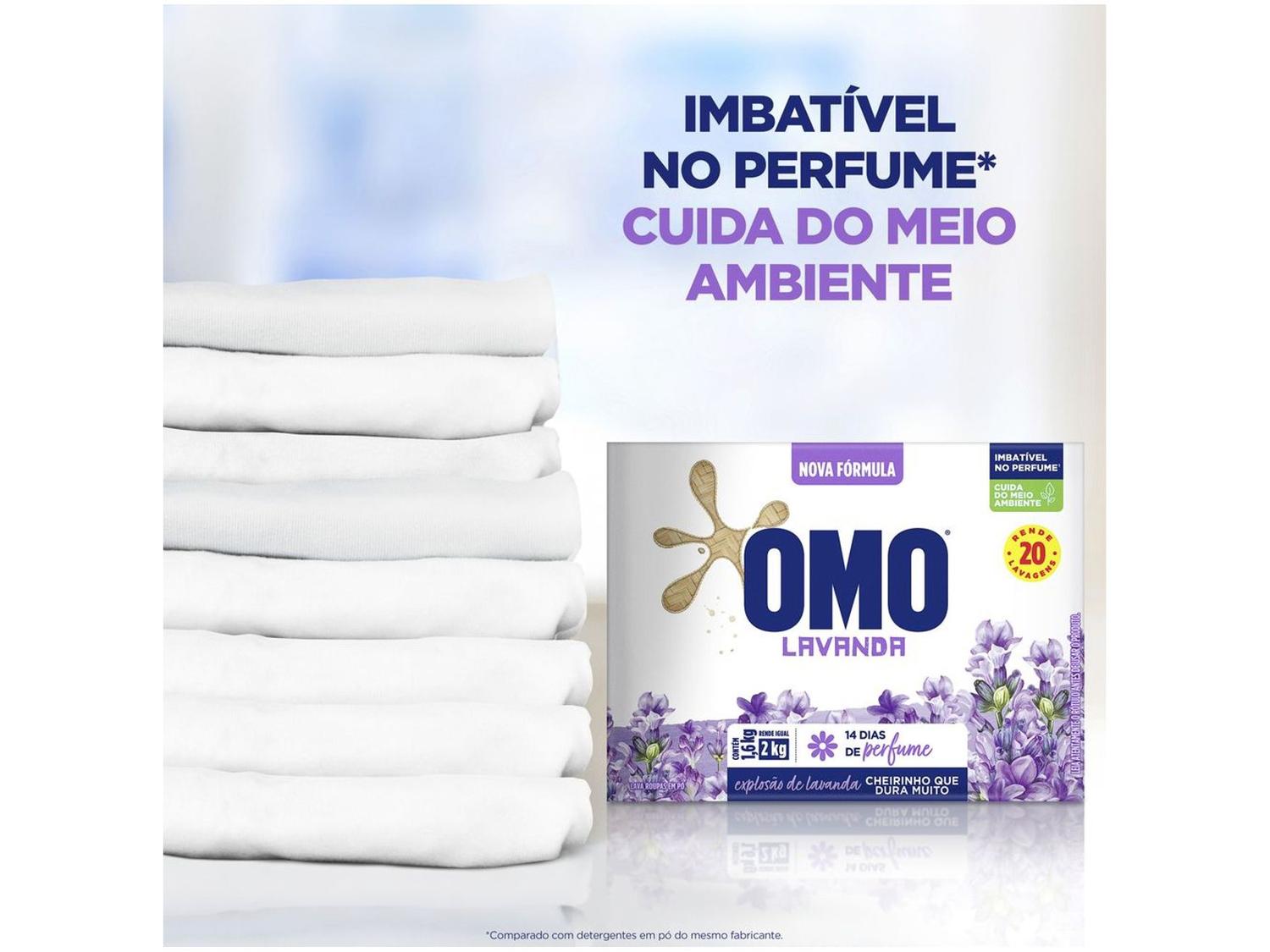Sabão em Pó OMO Edição Especial Lavanda 1,6kg