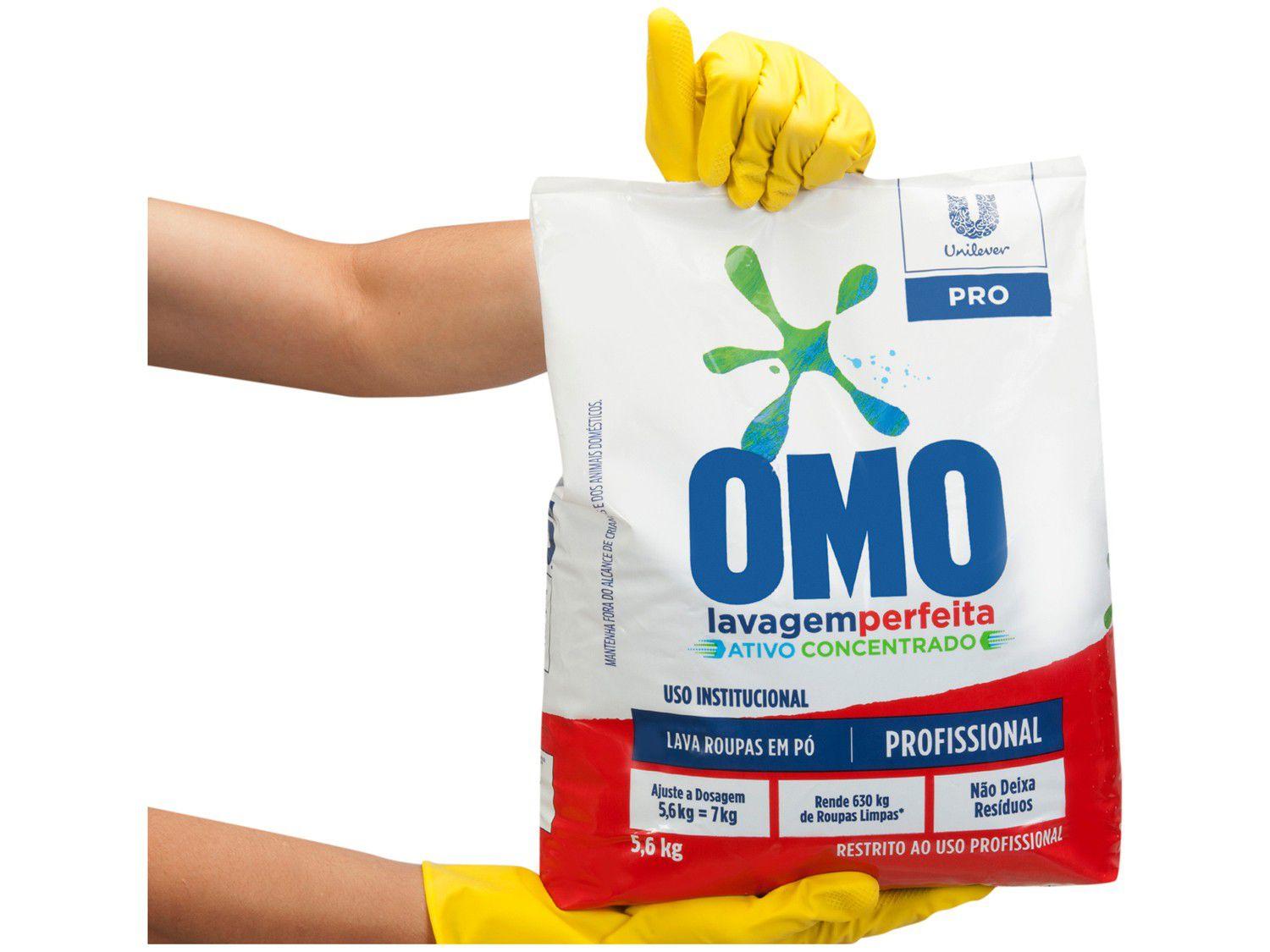 Sabão em Pó Omo Lavagem Perfeita Concentrado - Profissional 5,6kg