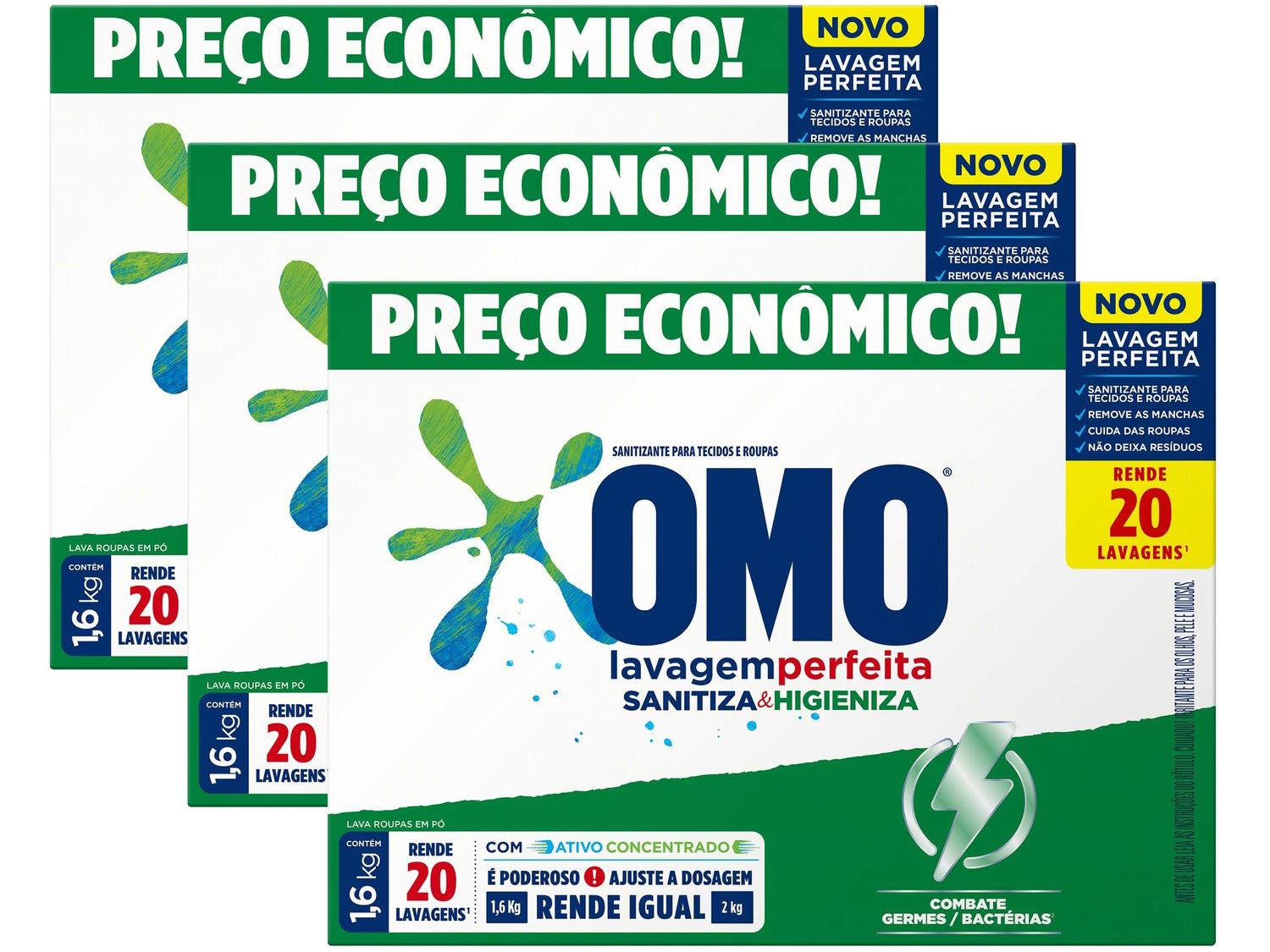 Sabão em Pó Omo Lavagem Perfeita