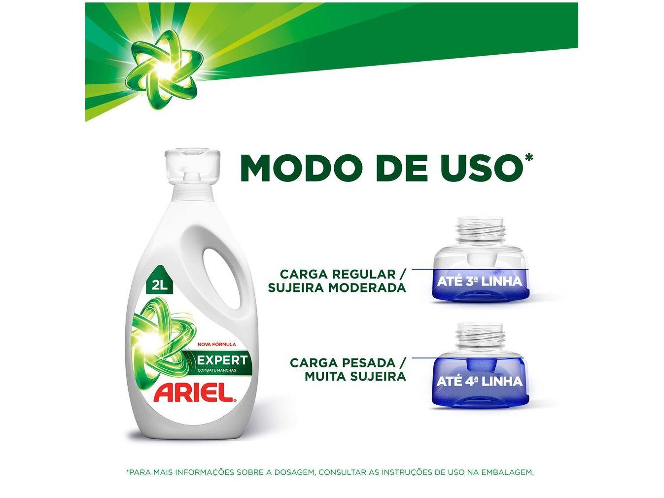 Sabão Líquido Ariel Expert Concentrado 2L