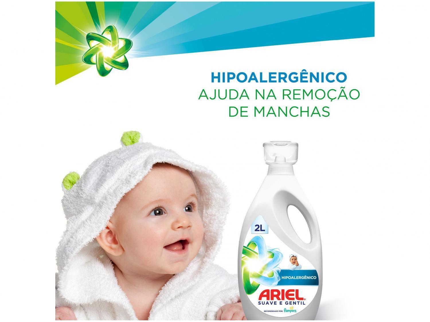 Sabão Líquido Ariel Suave e Gentil 2L