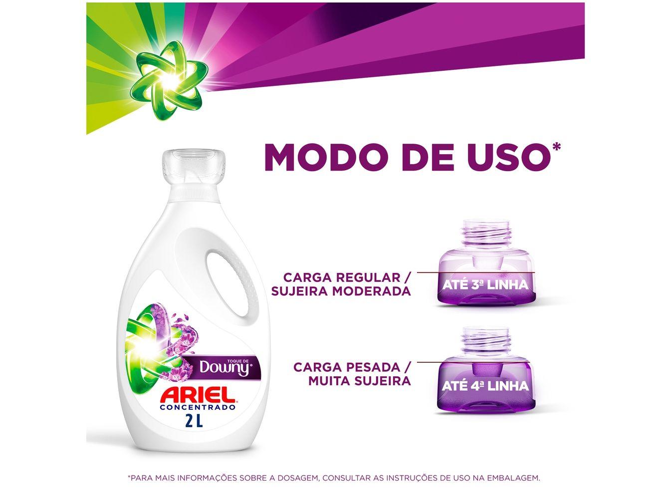 Sabão Líquido Ariel Toque De Downy 2L