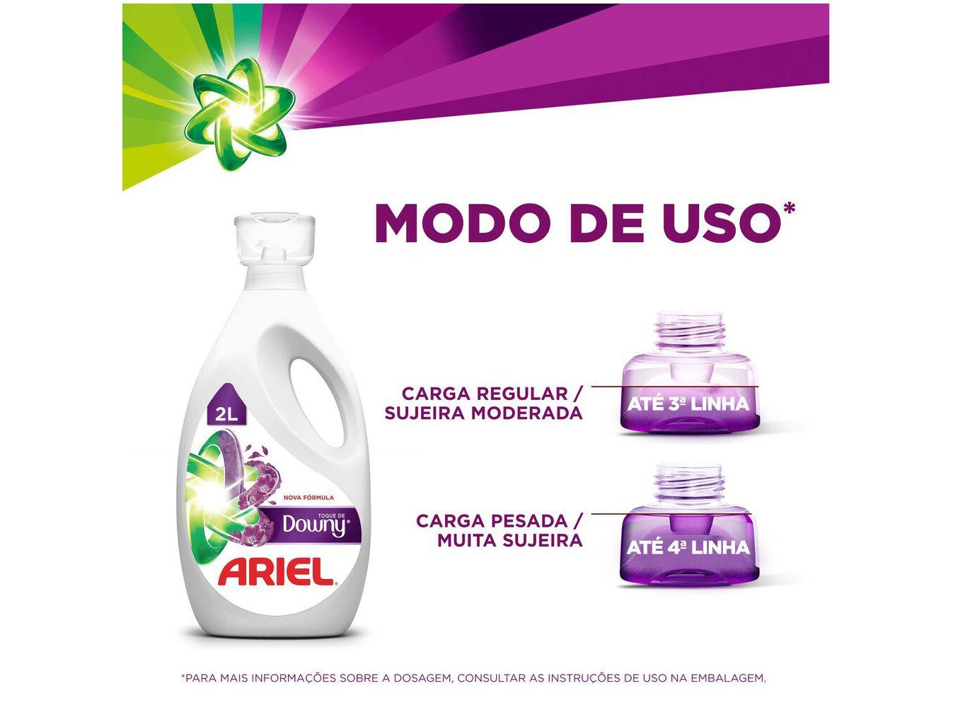 Sabão Líquido Ariel Toque De Downy 2L 