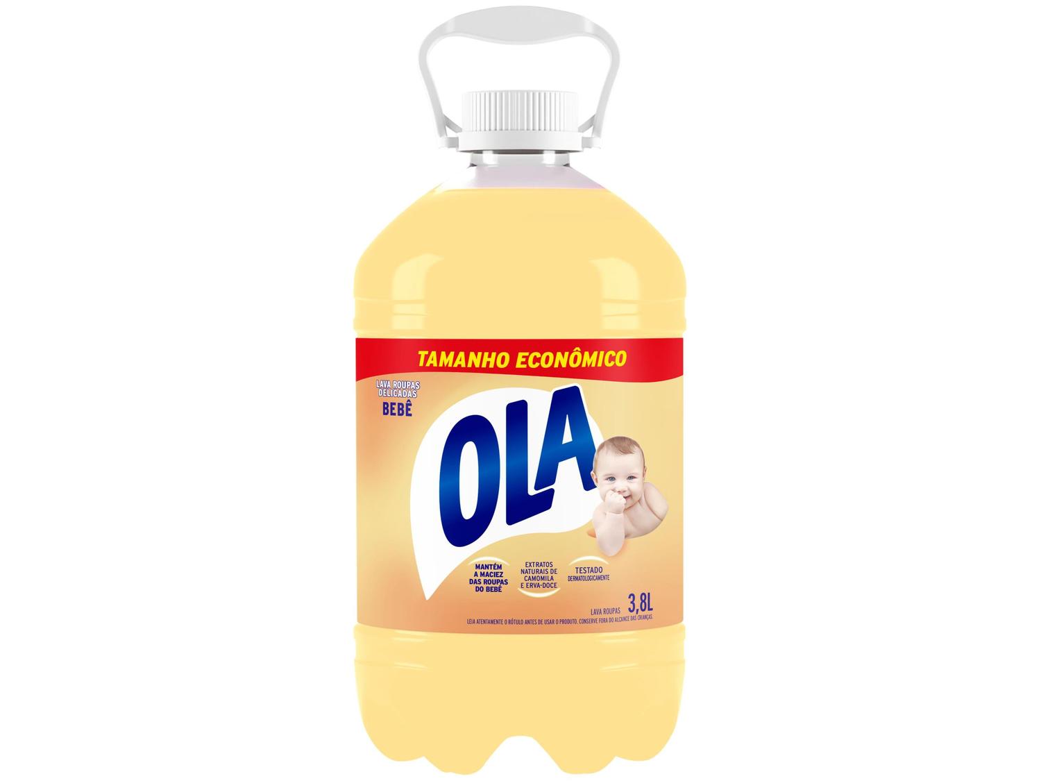 Sabão Líquido Concentrado Ola Bebê Lava Roupas