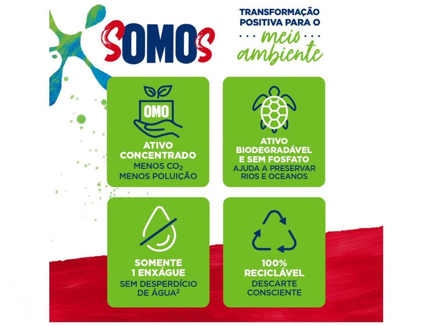 Sabão Líquido Omo Lavagem Perfeita 3L