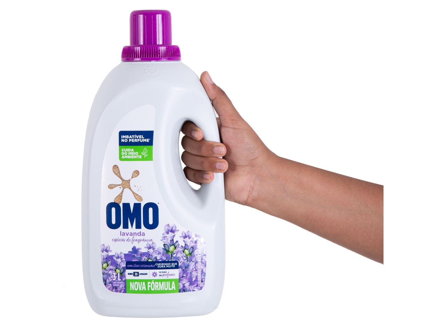 Sabão Líquido Omo Lavagem Perfeita Lavanda 3L