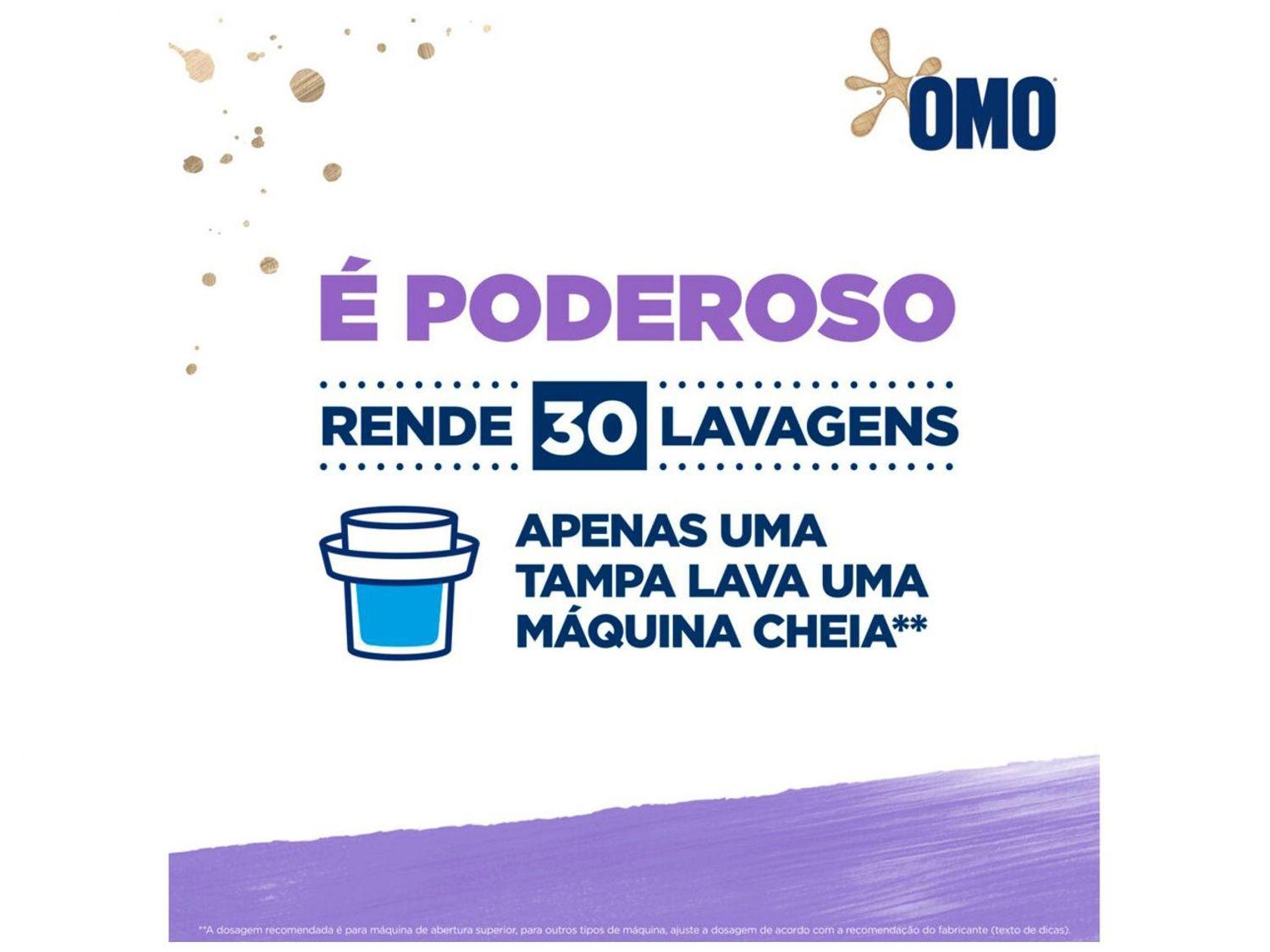 Sabão Líquido Omo Lavagem Perfeita Lavanda 3L