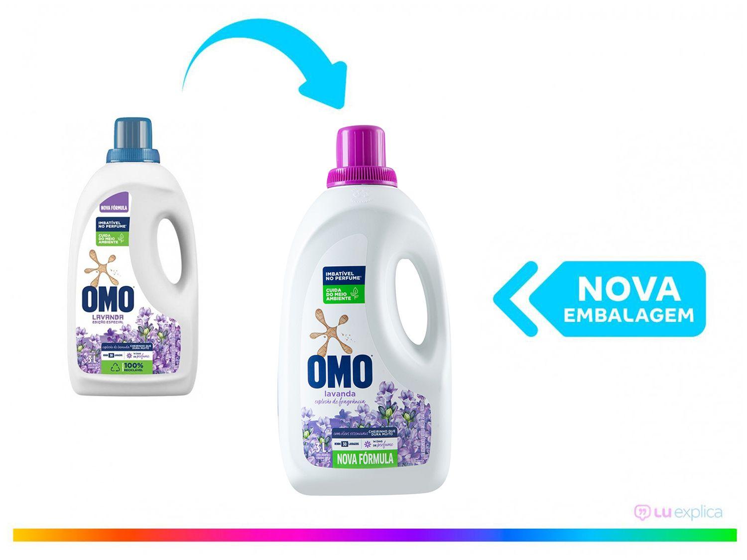 Sabão Líquido Omo Lavagem Perfeita Lavanda 3L