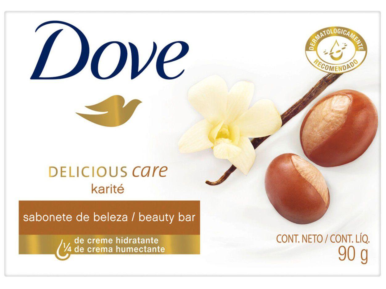 Sabonete em Barra Dove Karité e Baunilha 90g