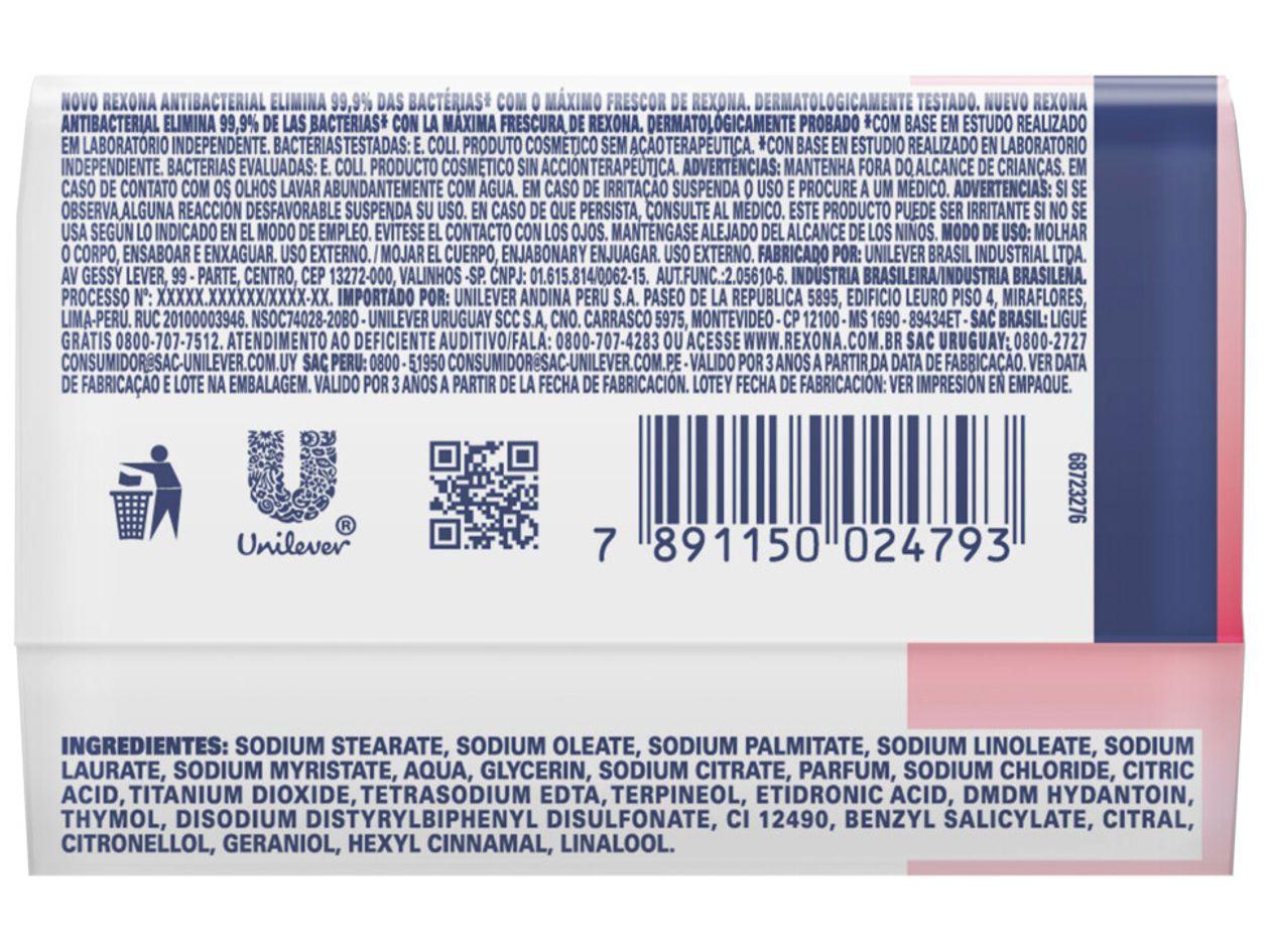 Sabonete em Barra Rexona Água de Rosas 84g