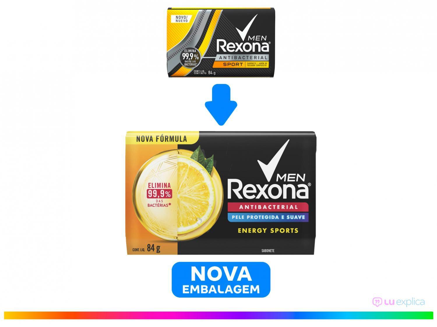 Sabonete em Barra Rexona Energy Sports 84g