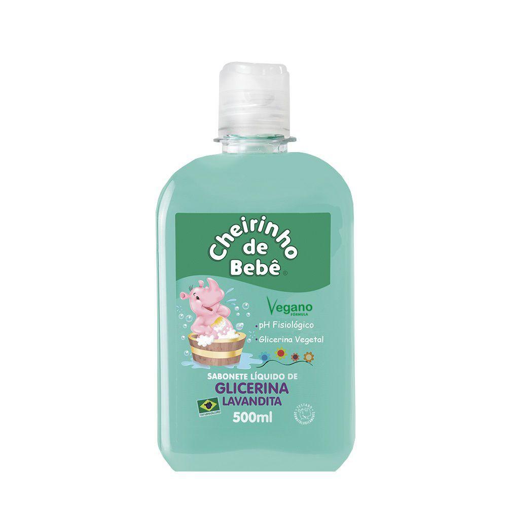 Sabonete Liquido Glicerinado Cheirinho De Bebe Lavandita 500 Ml Sabonete Infantil Magazine Luiza