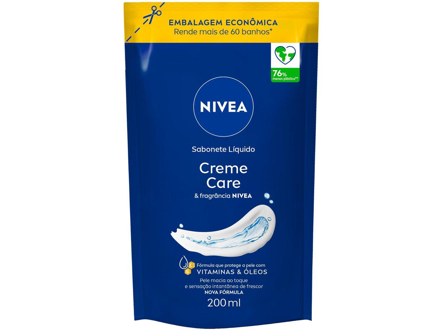 Sabonete Líquido Nivea Creme Care Refil