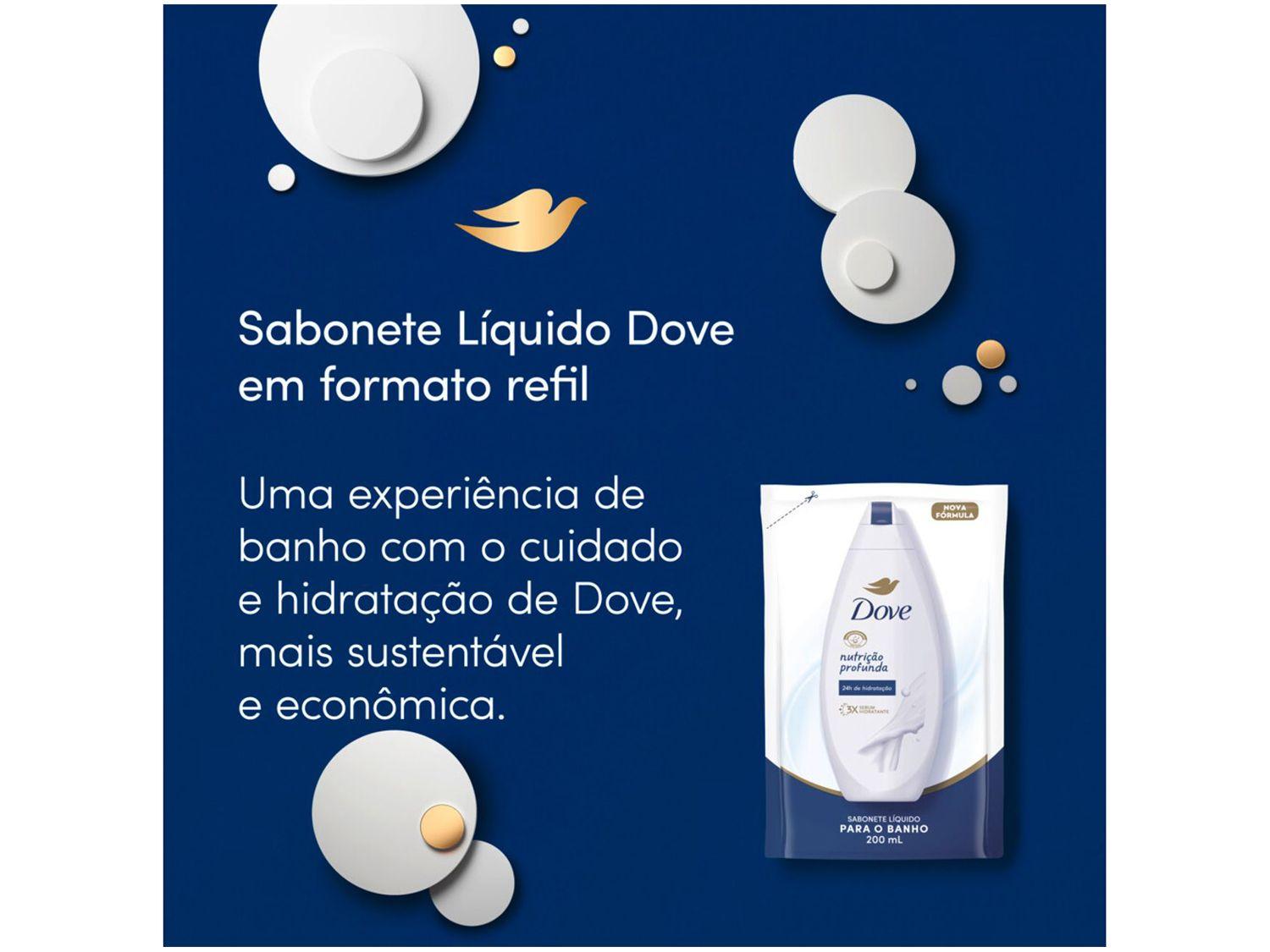 Sabonete Líquido para o Corpo Dove Nutrição Profunda 200ml