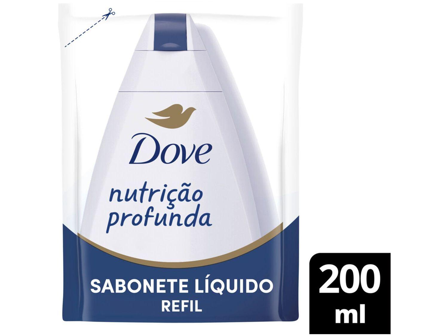 Sabonete Líquido para o Corpo Dove Nutrição Profunda 200ml