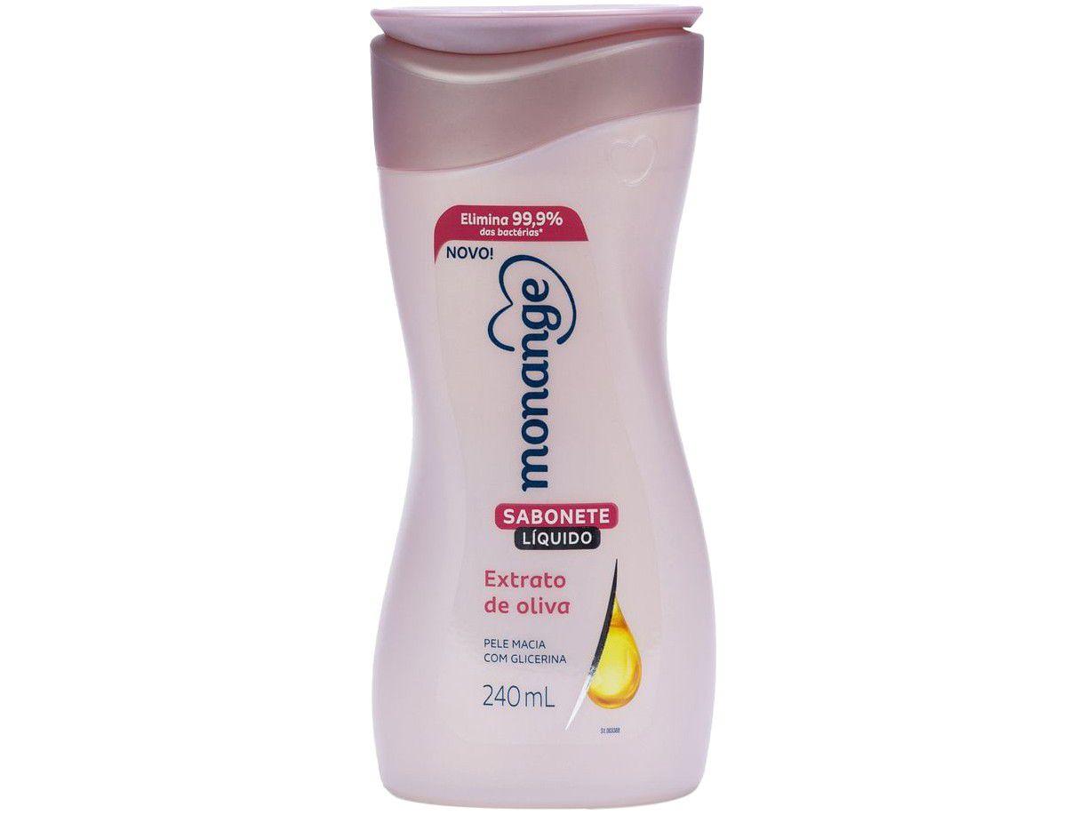 Sabonete Líquido para o Corpo Monange Detox Extrato de Oliva 240ml
