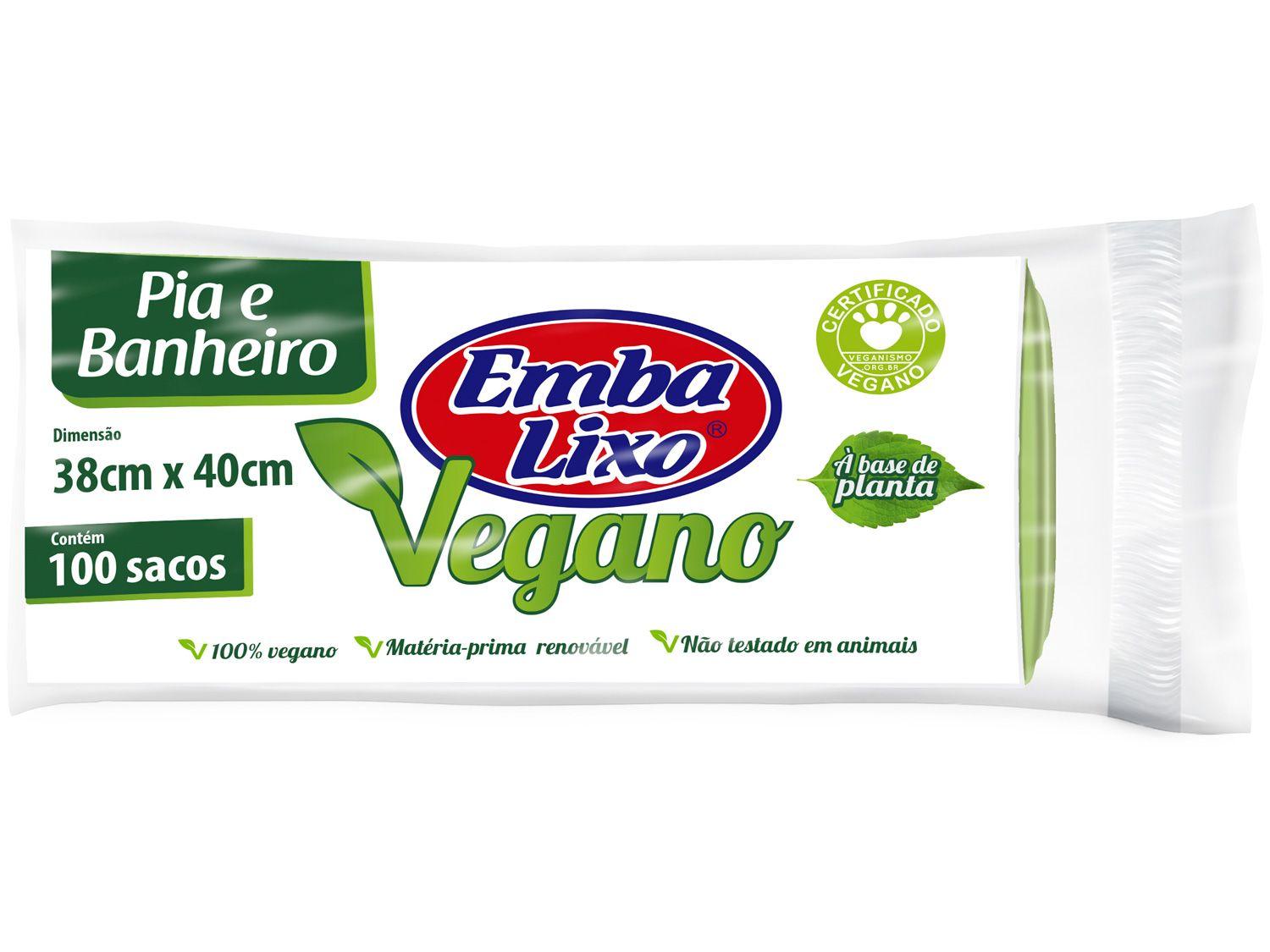 Saco de Lixo Verde para Banheiro Embalixo