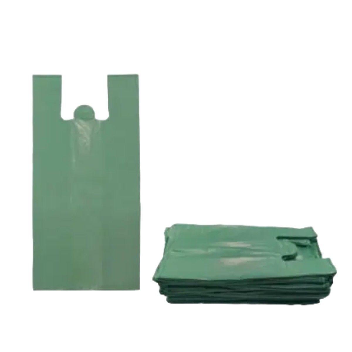 Imagem de Sacola plástica reforçada 1kg vários tamanhos na cor verde