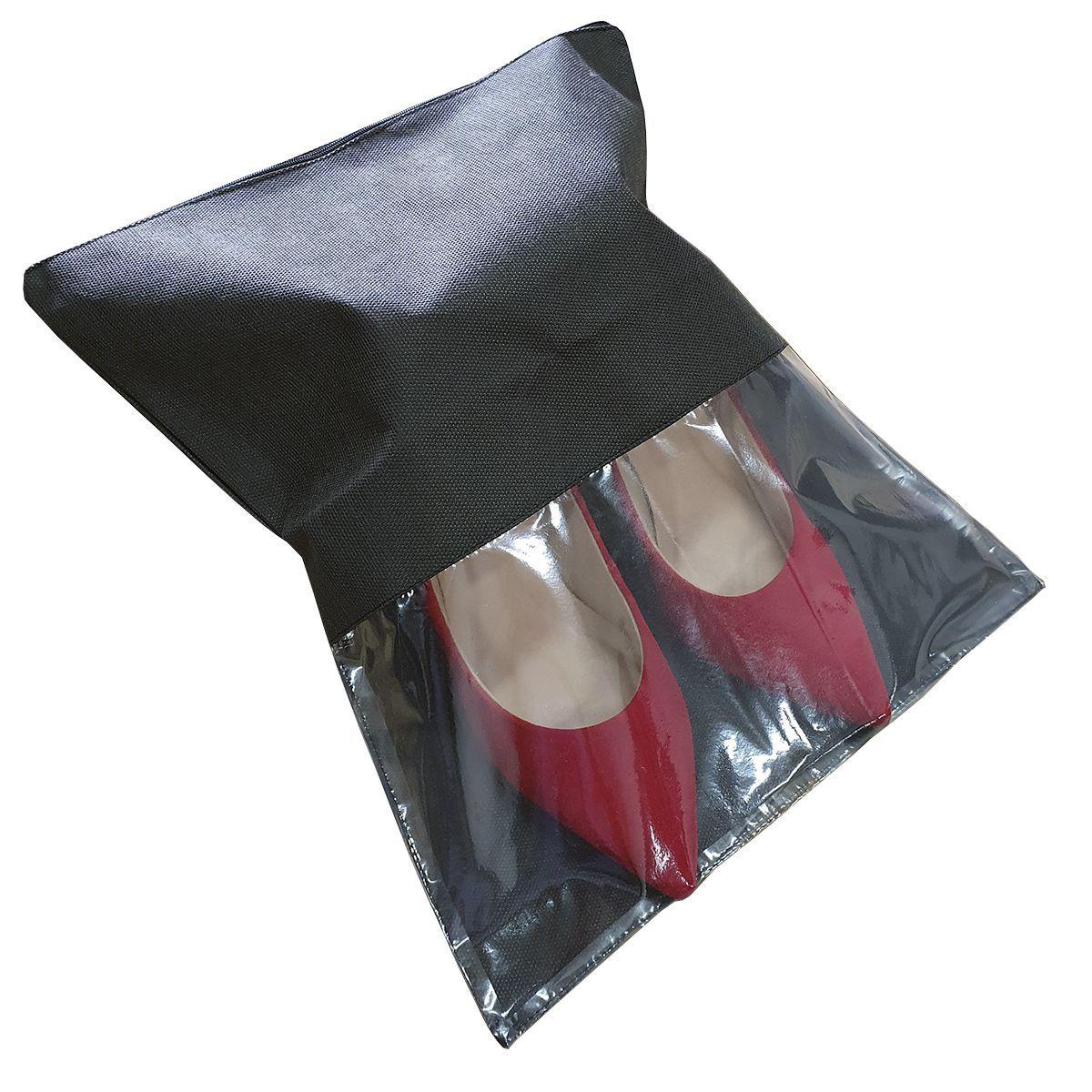 Sacos Para Sapato Em Tnt 80 G Zíper E Visor 17cm - Kit 10 - Up Atacado -  Saco para Sapato - Magazine Luiza