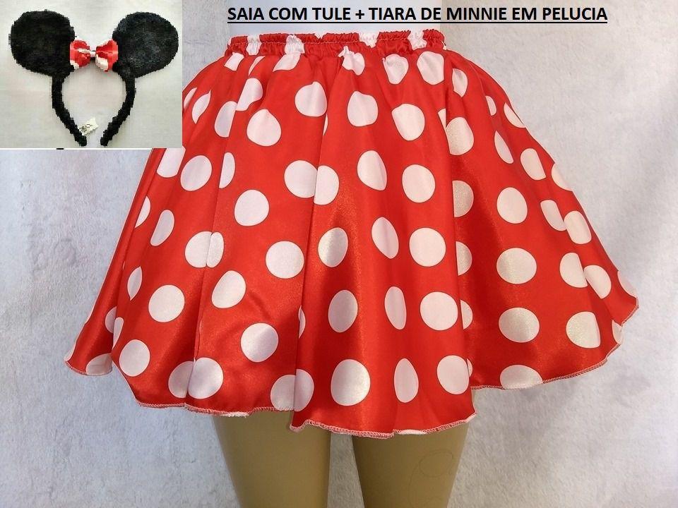 saia e blusa da minnie