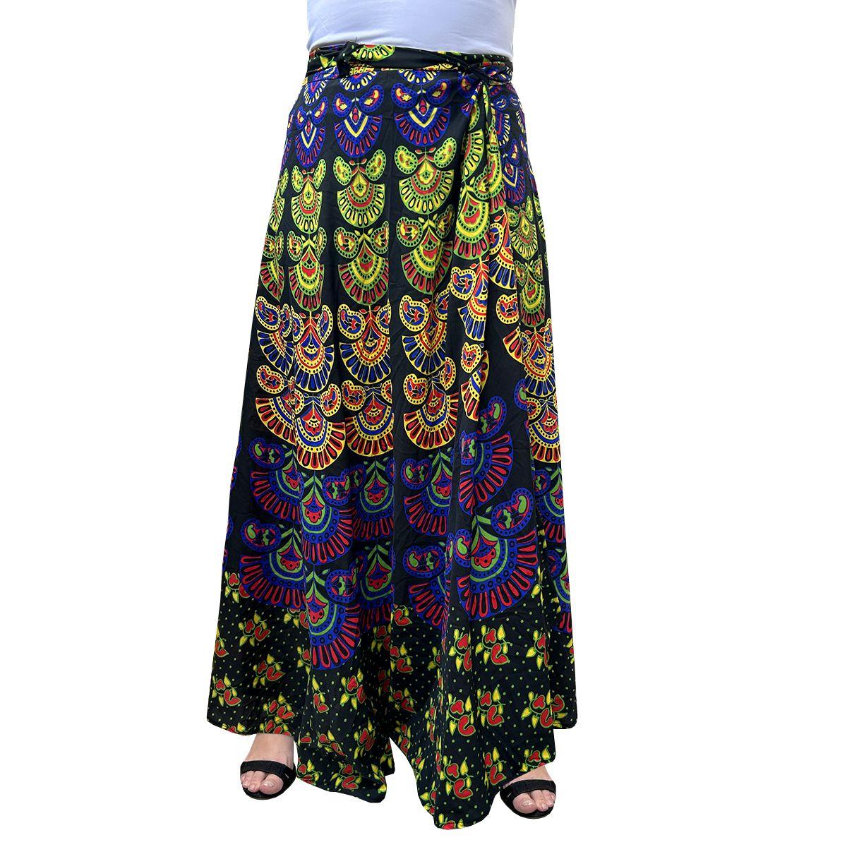 Boho Saia Hippie Longa Indiana Boho Saia Estilo Saia Longa