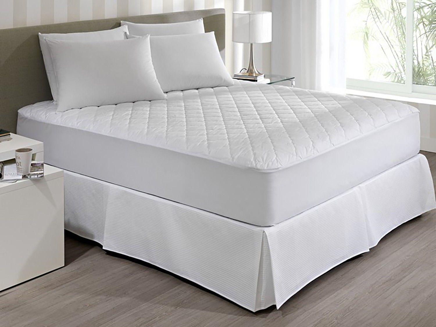 Saia para Cama Box Solteiro Premium Piquet 90x190cm Artex
