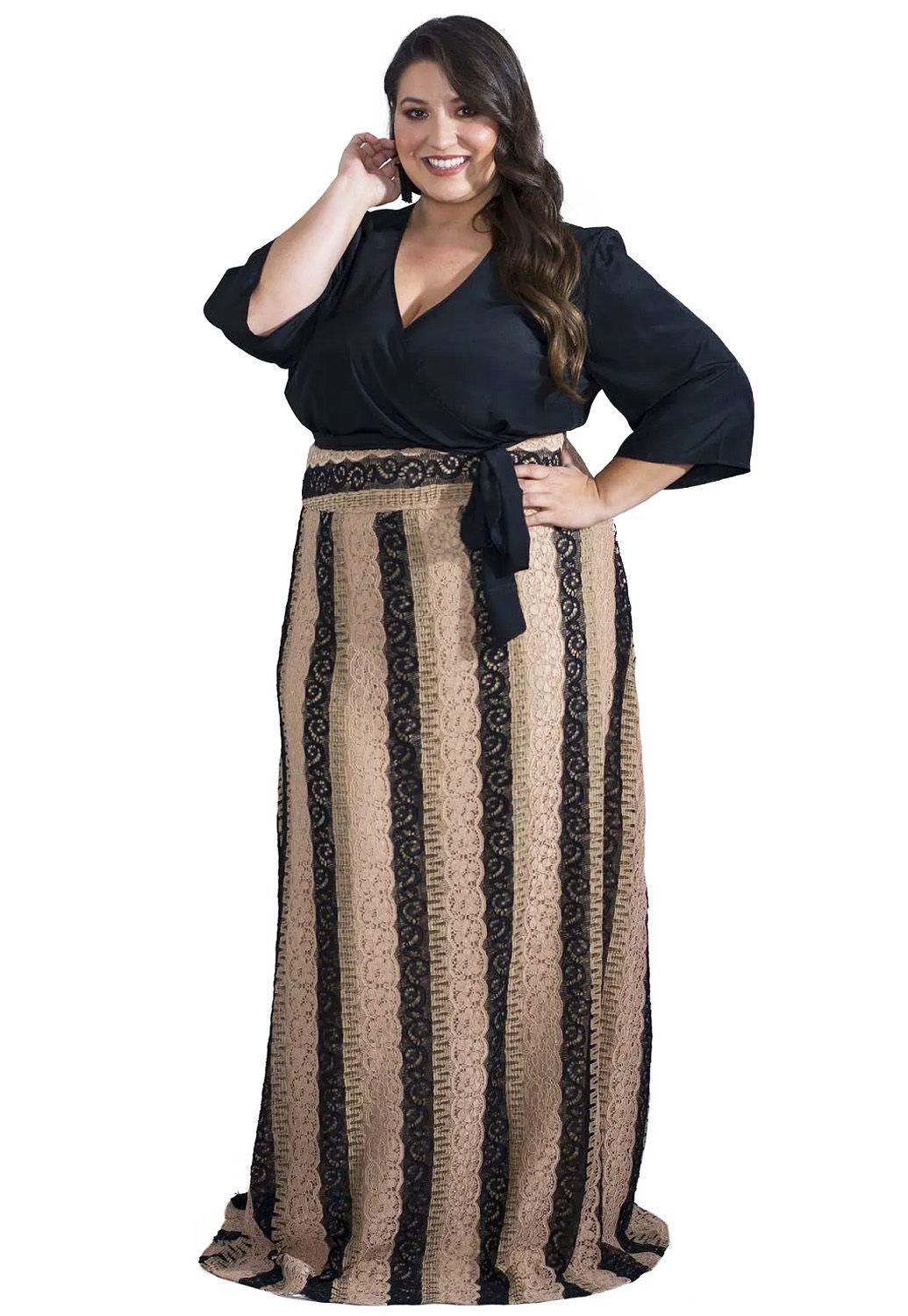 Looks Saia Longa Plus Size Para Casamento Hot Saia Longa Com Blusa