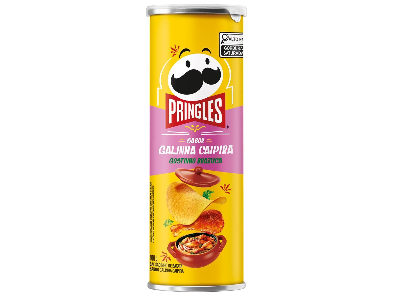 Salgadinho Gostinho Brazuca Pringles Galinha Caipira 100g