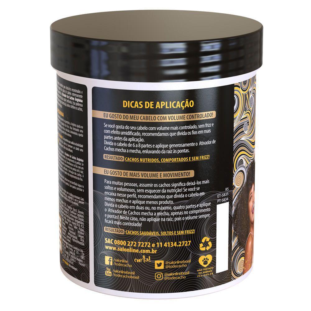 Salon Line S O S Cachos Arginina Reconstrucao Ativador De Cachos Ativador De Cachos Magazine Luiza