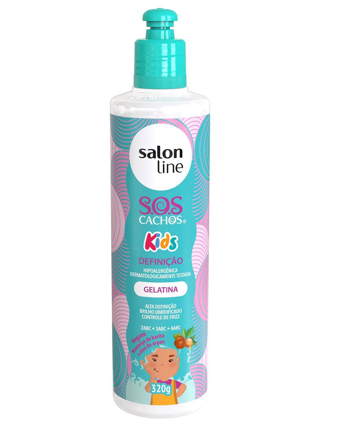 Salon Line Sos Cachos Kids Definicao Gelatina 3g Ativador De Cachos Magazine Luiza