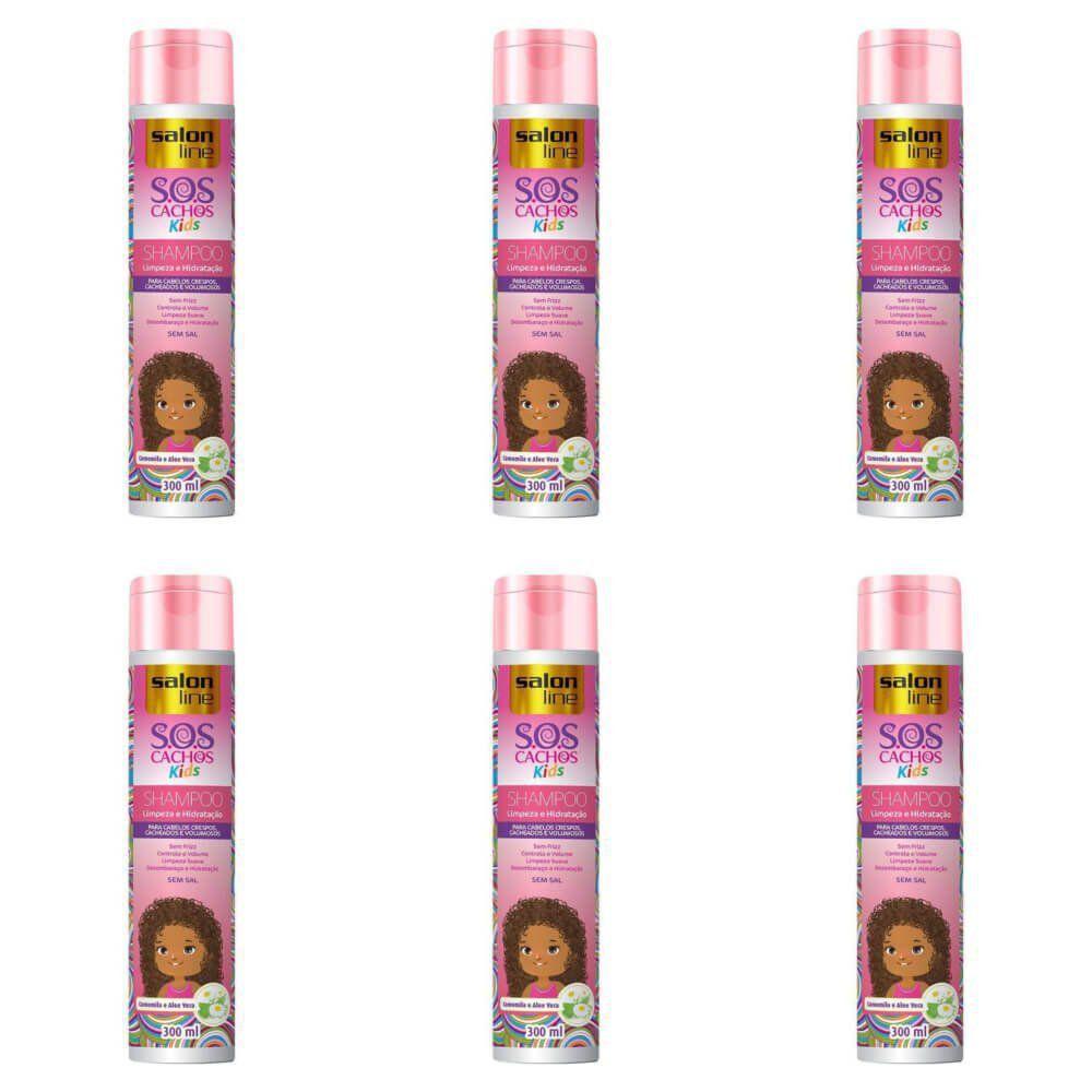 Salon Line Sos Cachos Kids Shampoo 300ml Kit C 06 Shampoo Infantil Magazine Luiza