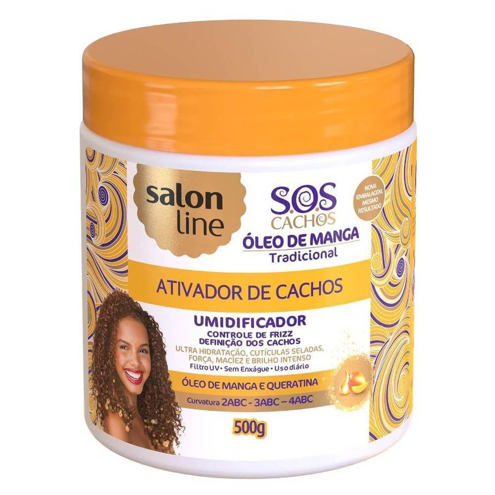 Salon Line Sos Umidificador Ativador De Cachos 500g Ativador De Cachos Magazine Luiza
