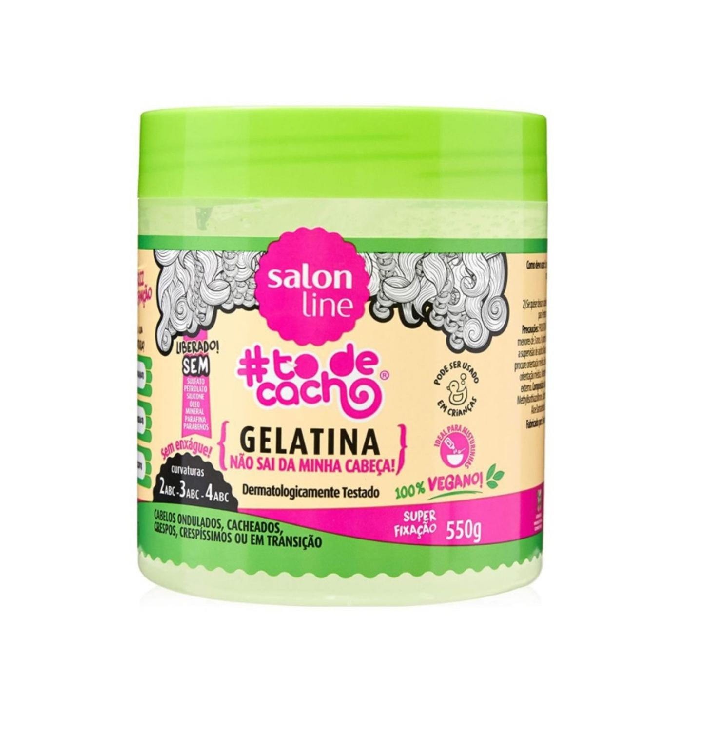 Salon Line To De Cacho Gelatina Nao Sai Da Minha Cabeca 550g Cuidados Com O Cabelo Magazine Luiza Salon Line To De Cacho Gelatina Nao Sai Da Minha Cabeca 550g Cuidados Com O Cabelo Magazine Luiza