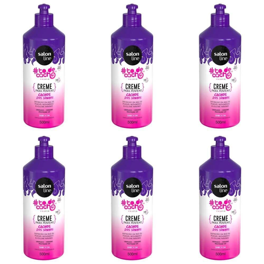 Salon Line Todecacho Cachos Dos Sonhos Creme Para Pentear 500ml Kit C 06 Desembaracante Magazine Luiza