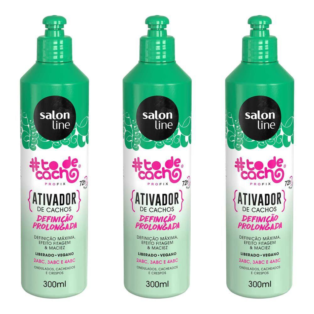 Salon Line Todecacho Definicao Prolongada Ativador De Cachos 300ml Kit C 03 Ativador De Cachos Magazine Luiza
