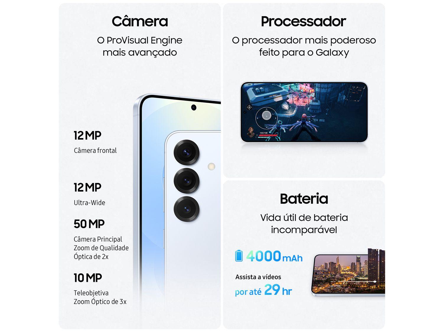 Samsung Galaxy S25 5G 256GB Galaxy AI Azul Marinho