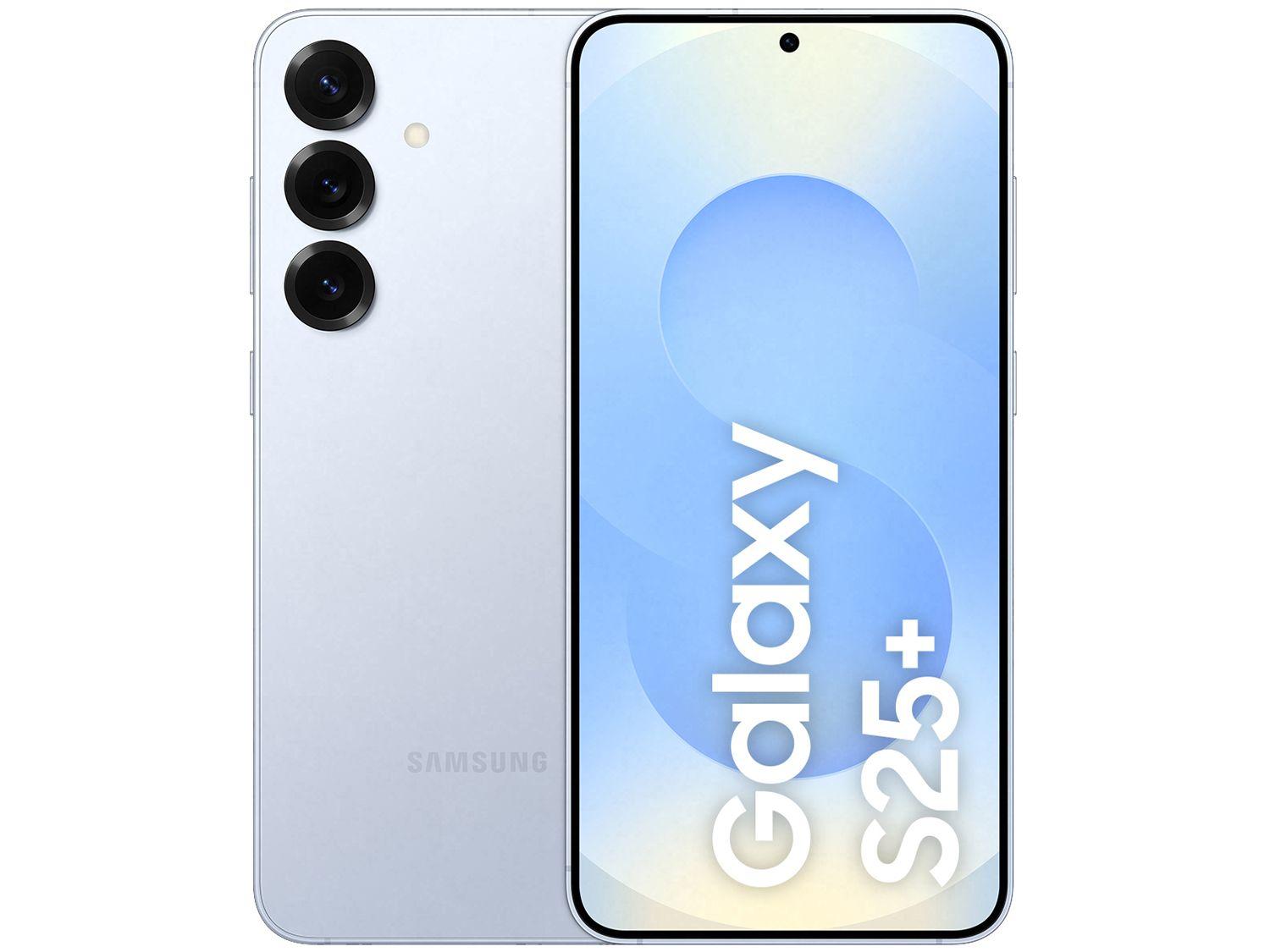 Samsung Galaxy S25+ 5G 512GB Galaxy AI Azul 6,7" 12GB RAM Câm. Tripla 50+12+10MP Bateria 4900mAh Dual Chip