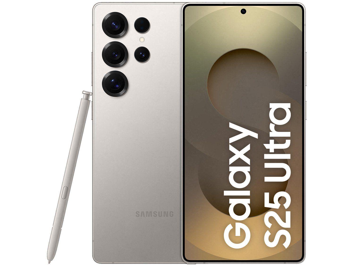 Samsung Galaxy S25 Ultra 5G 256GB Galaxy AI Titânio Cinza 6,9" 12GB RAM Câm. Quádrupla 200+50+10+50MP Bateria 5000mAh Dual Chip