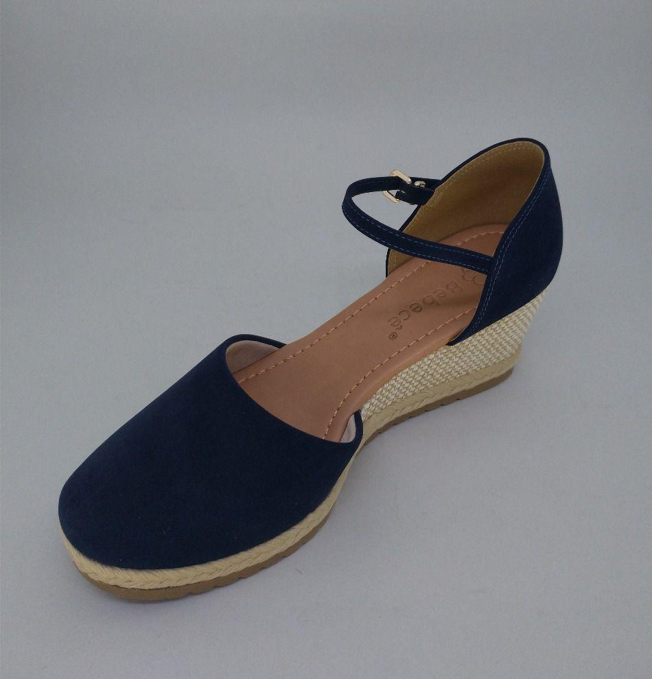 sandalia bebece azul