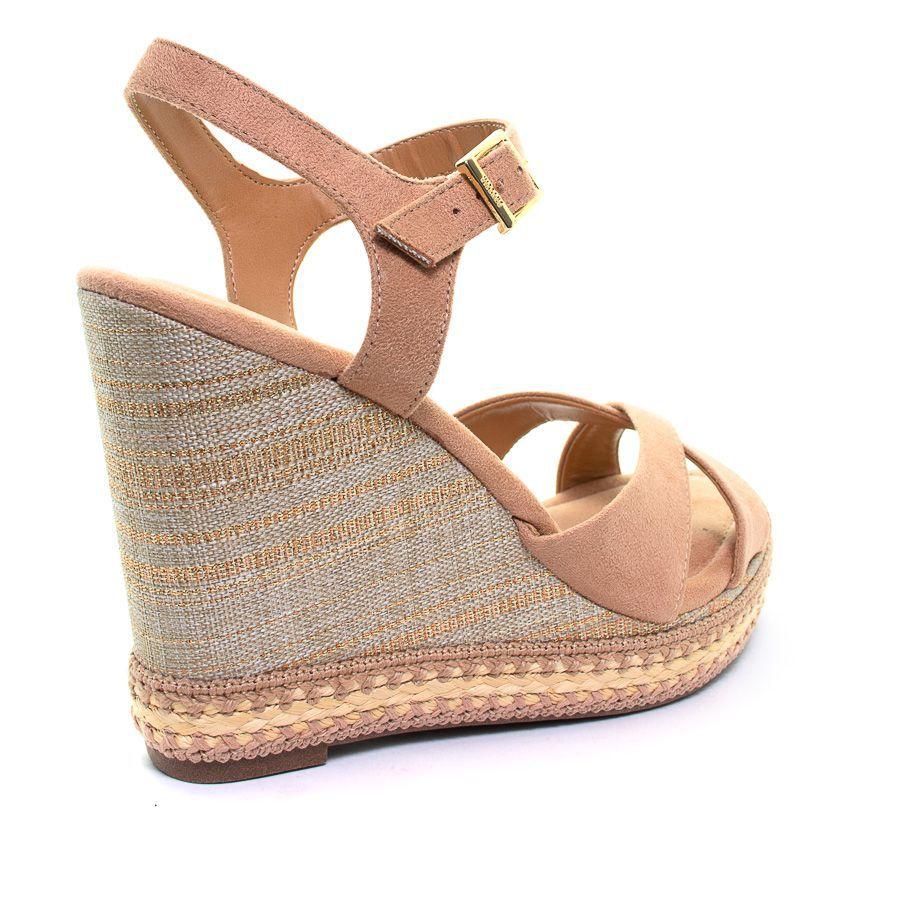 Sandália nude avarca feminino flatform corda tratorada coleção verão - R$  120.00, cor Nude (anabela, vizzano, rasteira) #93760, compre agora | Shafa