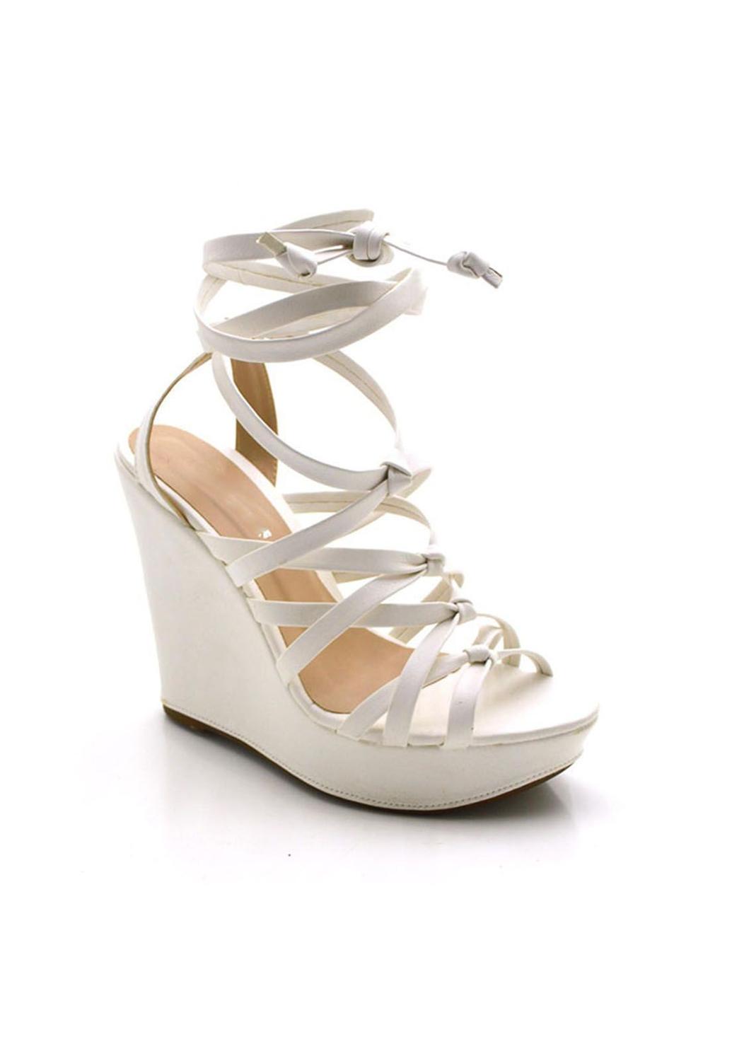 Compre Anabela Amarração Branca em Promoção e Economize - Paraíso Feminino